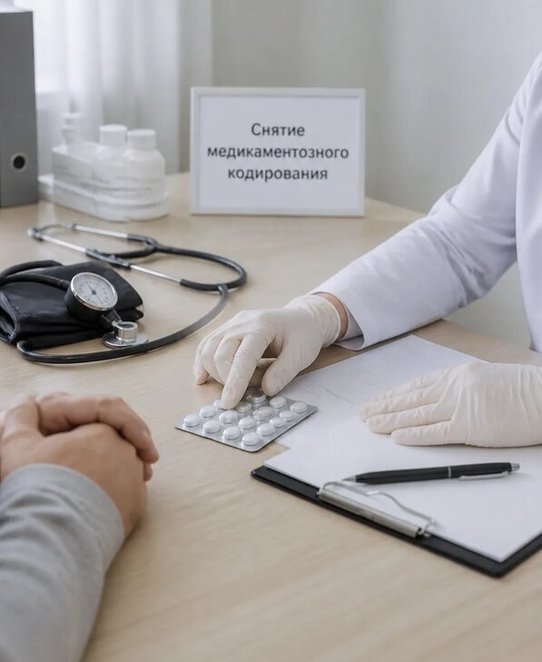 Снятие медикаментозного кодирования в Мончегорске от 5050 р. | Медзона